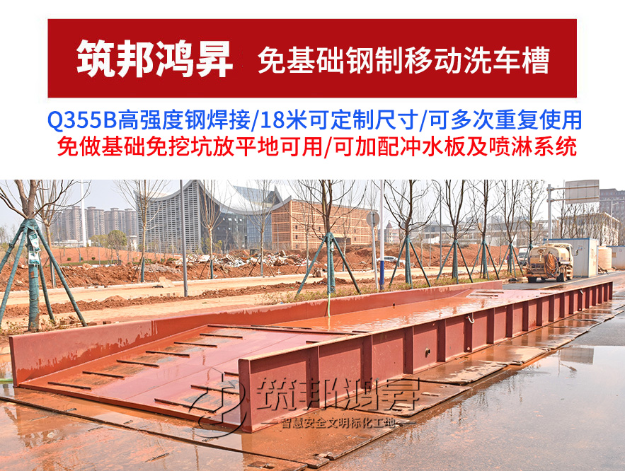 免基礎洗車槽，移動洗車槽